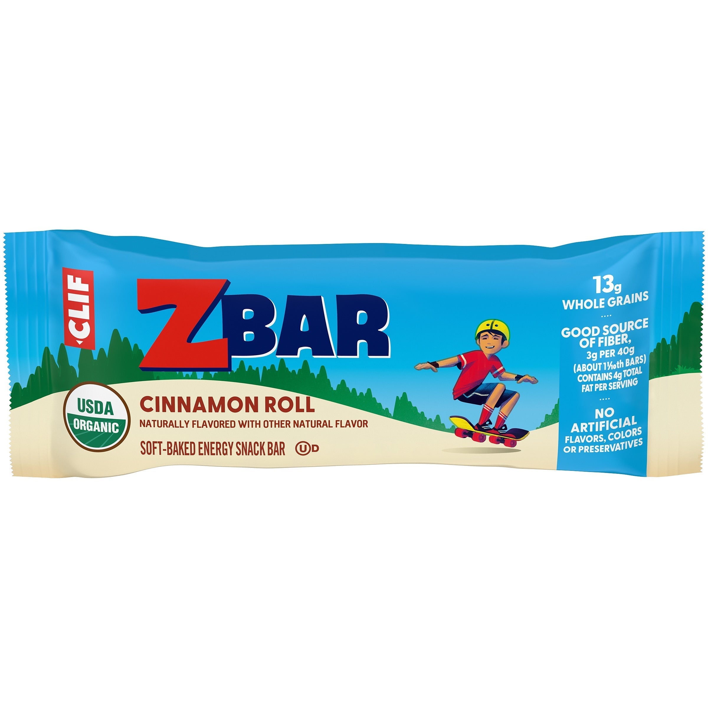 Cinnamon Roll Flavor Soft-Baked Energy Snack Bar, Organic Granola Bar L6