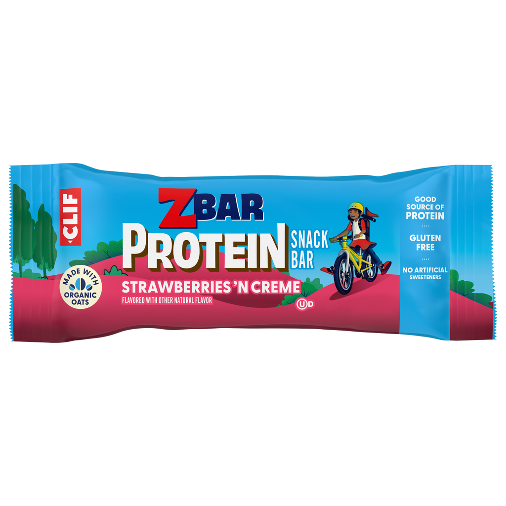 Protein Strawberries 'N Creme Crispy Snack Bars, Gluten Free Protein Bars W1