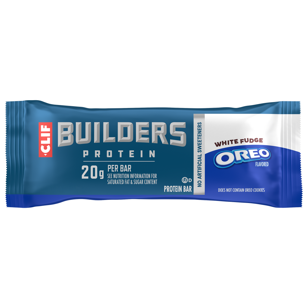 CLIF White Fudge OREO-Flavored Plant Based Protein Bars N5