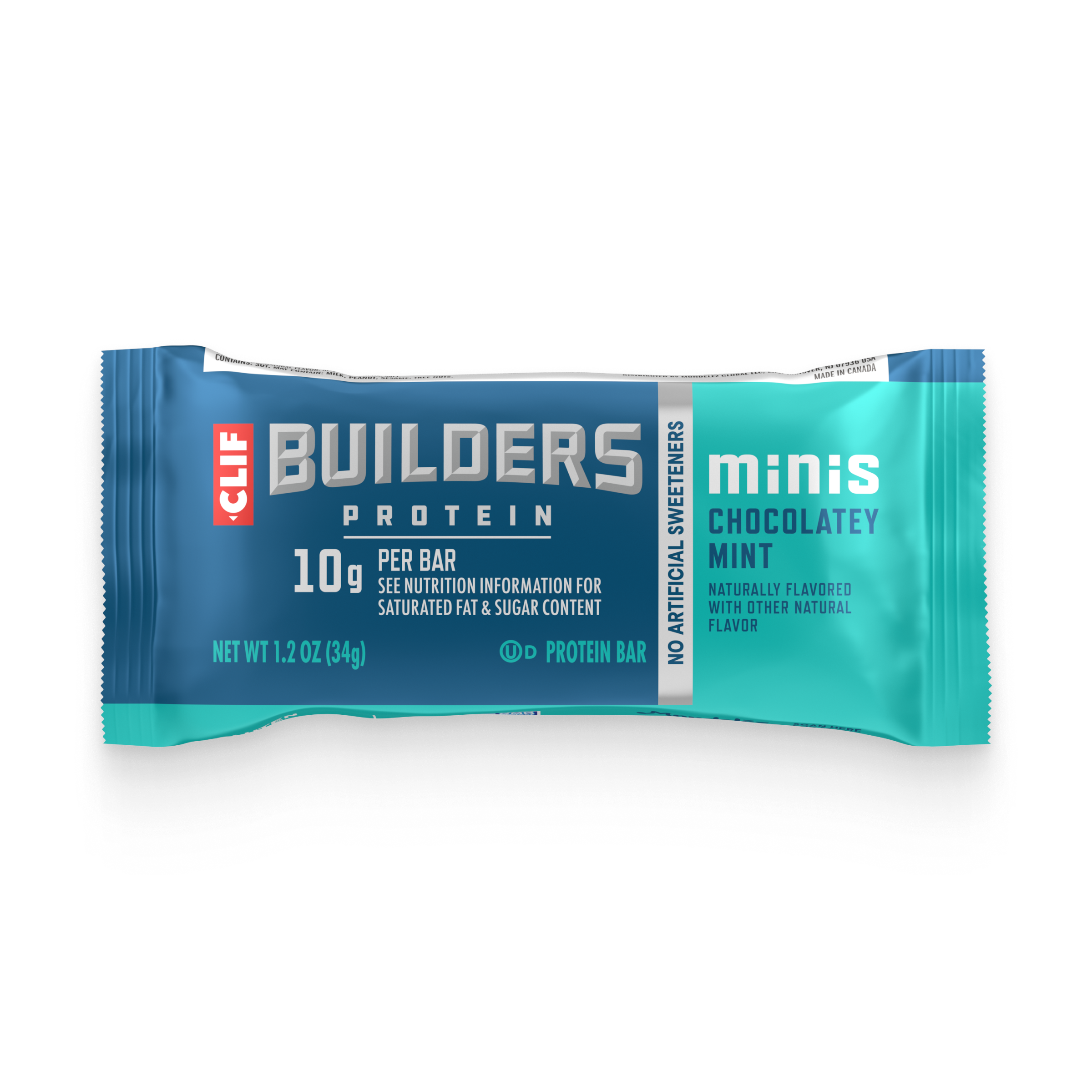 CLIF Minis Chocolatey Mint Plant Based Protein Bars B6