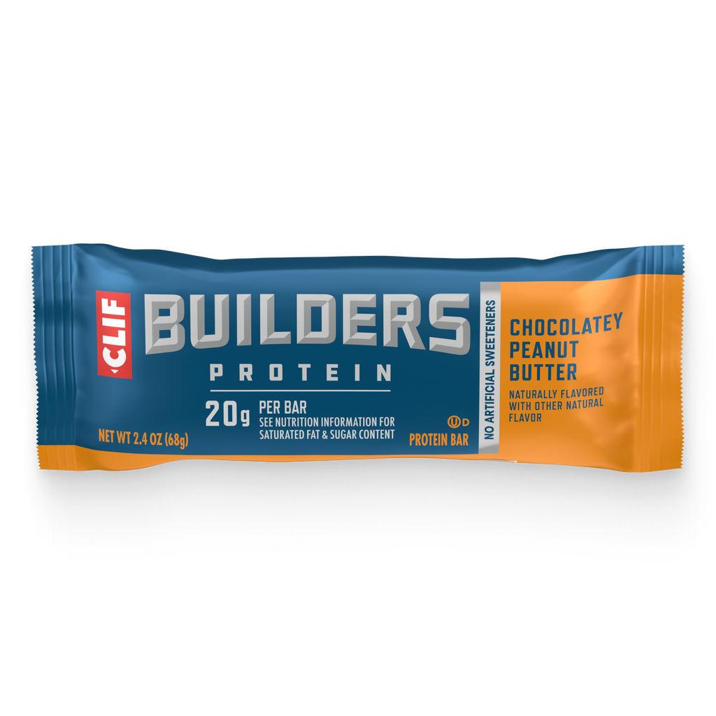 CLIF Chocolatey Peanut Butter Plant Based Protein Bars R9