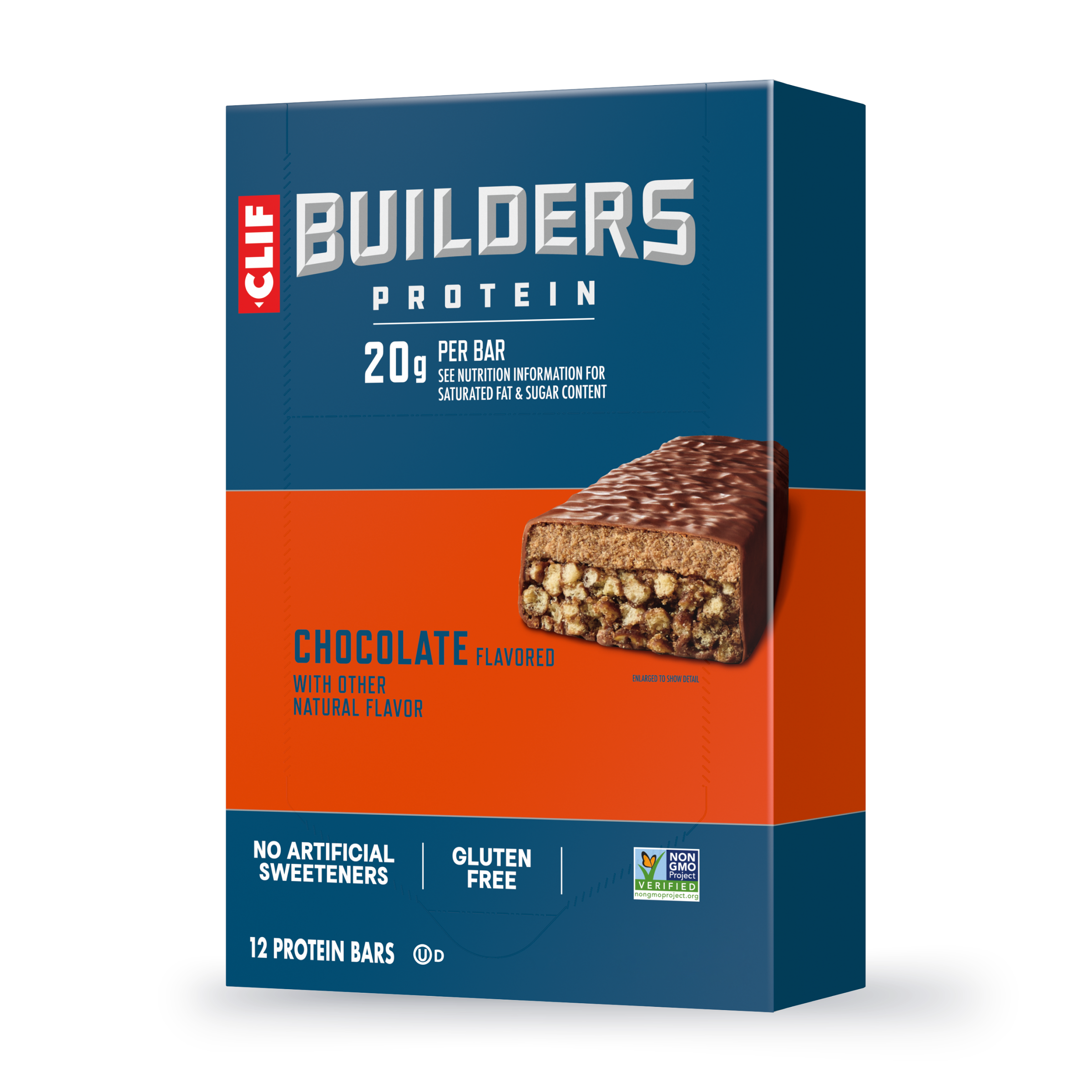 CLIF Chocolate Flavor Plant Based Protein Bars S5