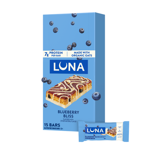 Bar Blueberry Bliss Flavor Gluten Free Snack Bars, Non-GMO Protein Bars V6