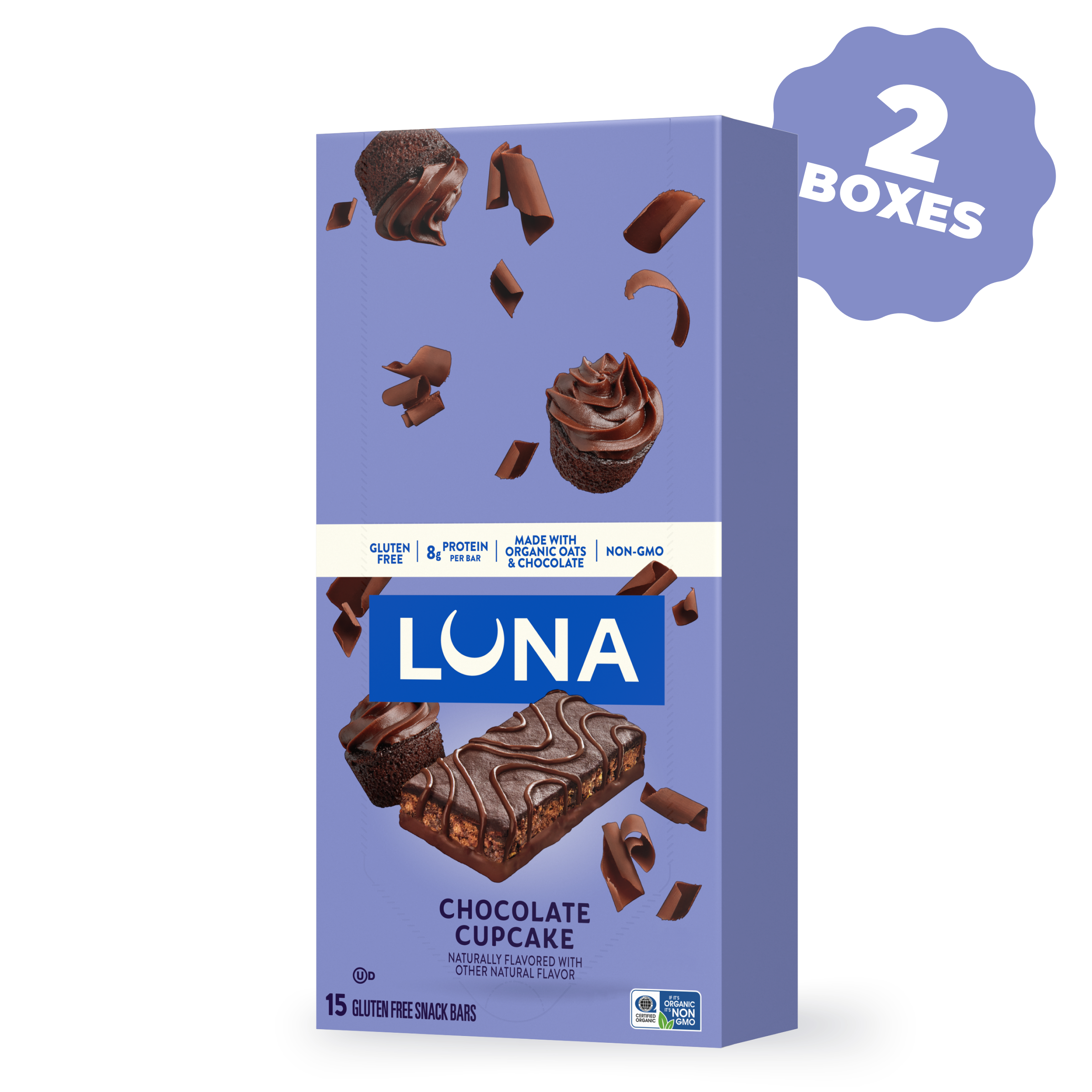 Bar Chocolate Cupcake Flavor Gluten Free Snack Bars, 30 Bars F5