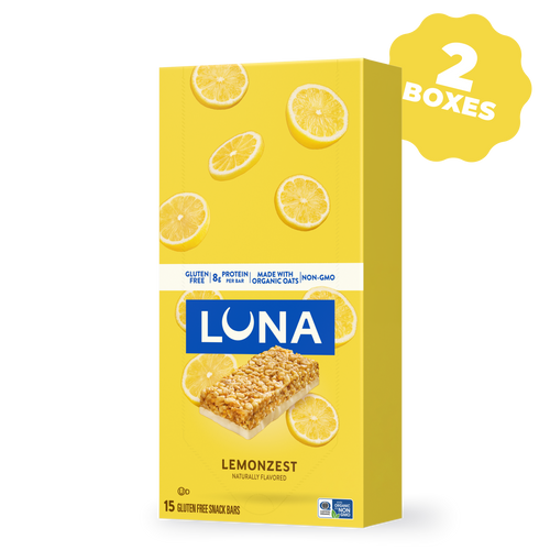 Bar LemonZest Flavor Gluten Free Snack Bars, 30 Bars Q5