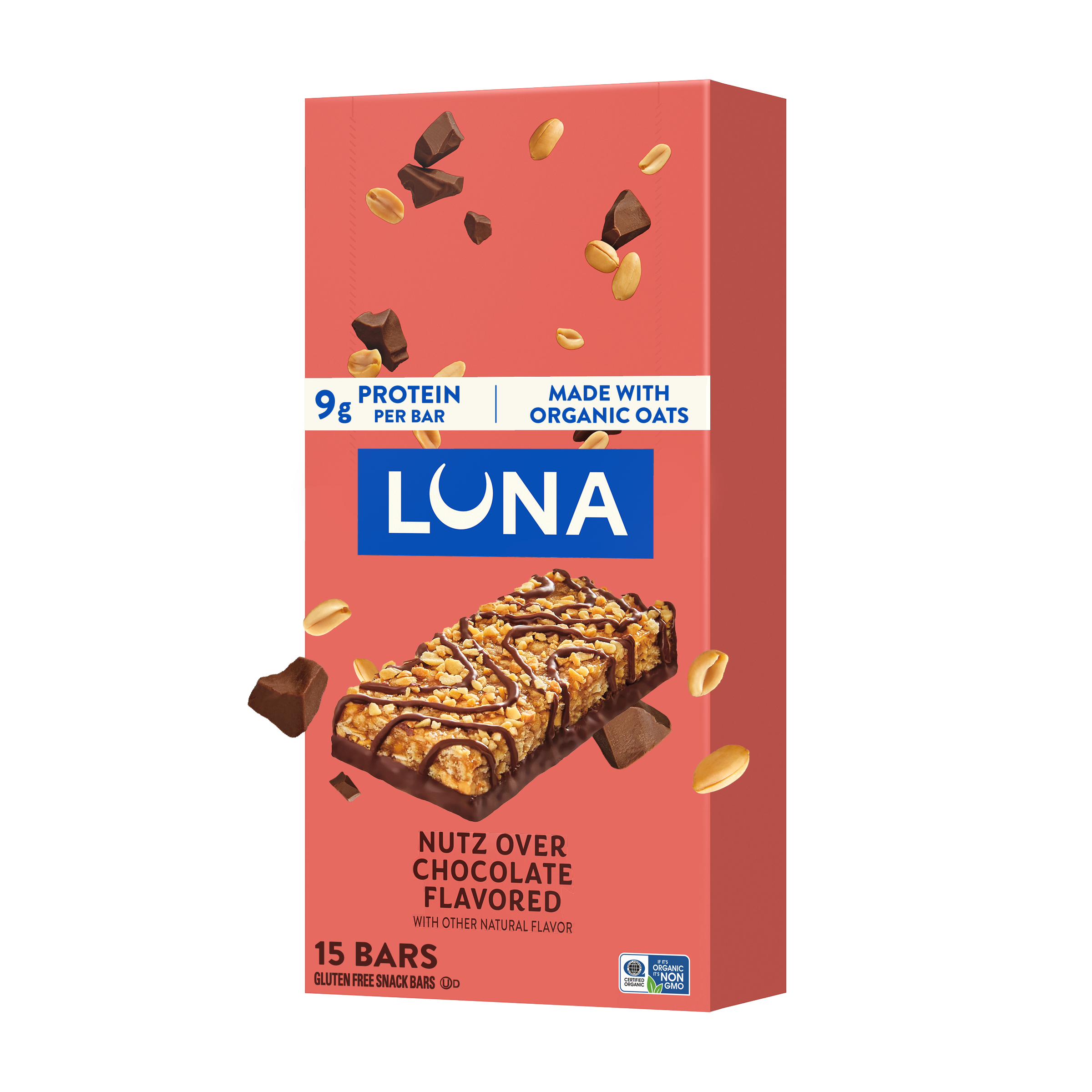 Bar Nutz Over Chocolate Flavor Gluten Free Snack Bars, Non-GMO Protein Bars P7
