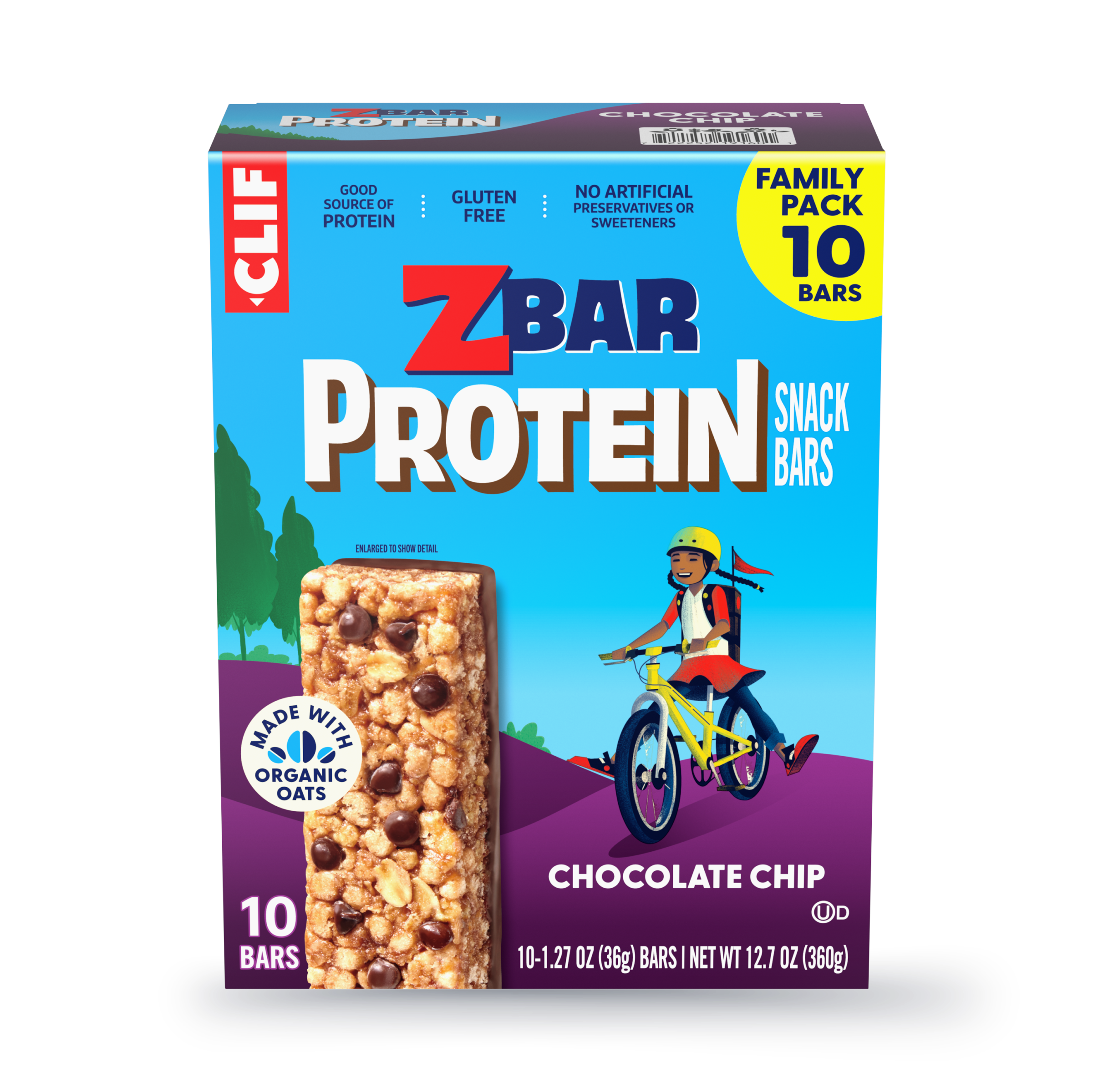 Protein Chocolate Chip Crispy Snack Bars, Gluten Free Protein Bars Z4