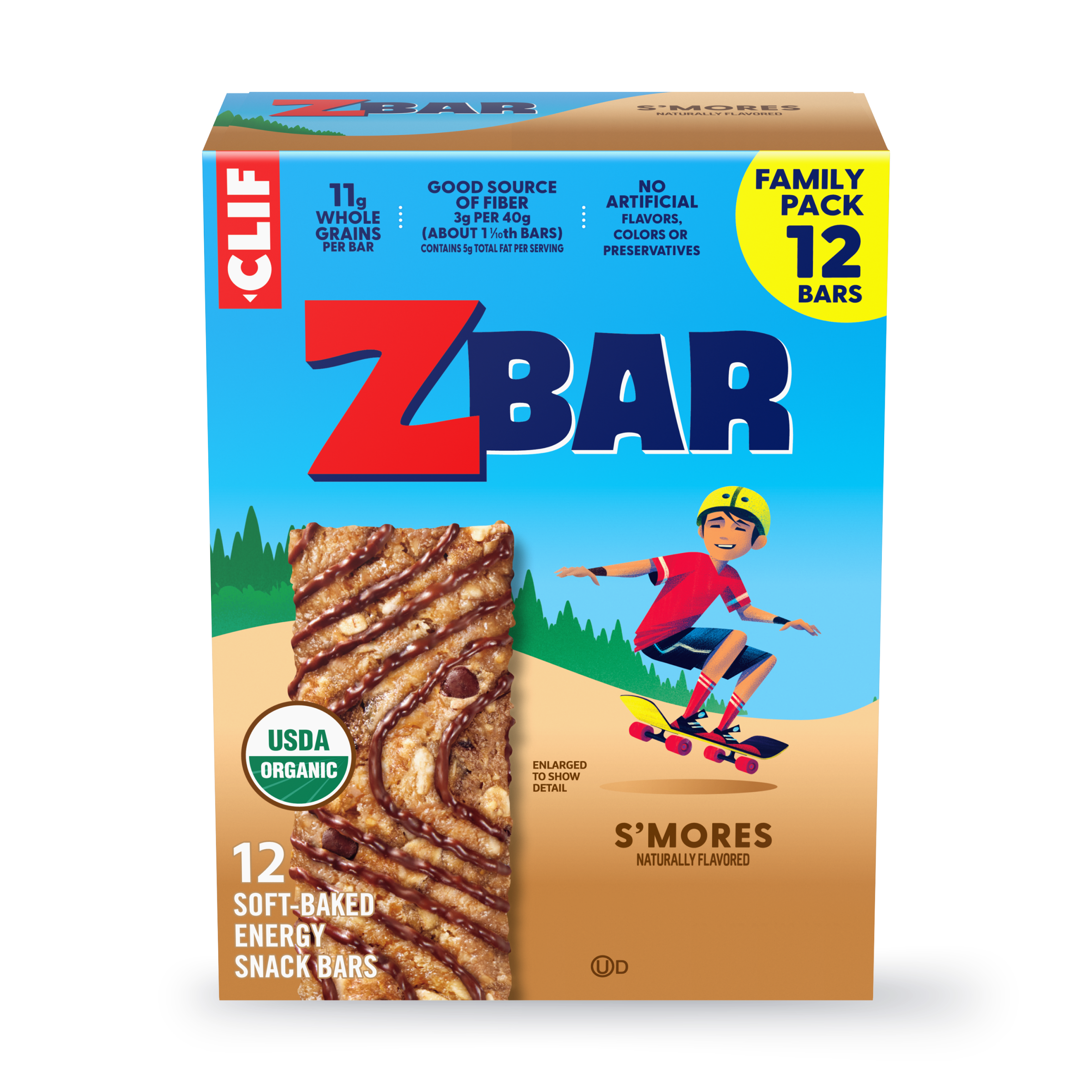 S'mores Soft-Baked Energy Snack Bars, Organic Granola Bars O9